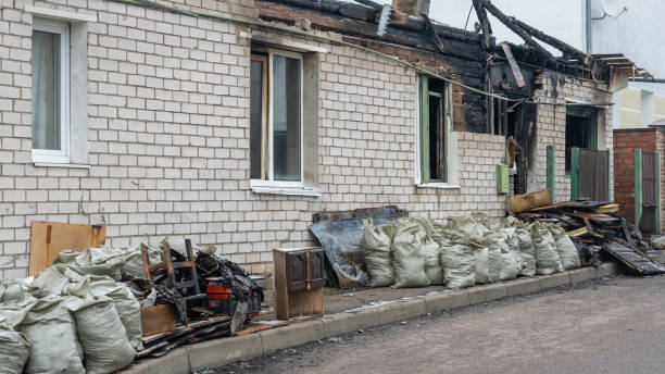 Professional Fire Damage Removal technician working in Edgewater, FL
